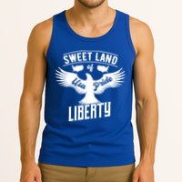 Sweet Land Of Liberty Usa Pride Gift Tank Top