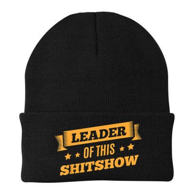 Shitshow Leader Of This Shit Show Funny Saying Beanie