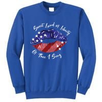 Sweet Land Of Liberty Of Thee I Sing Usa Lips 4th Of July Gift Sweatshirt