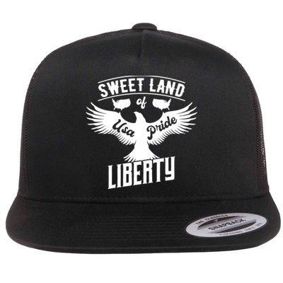 Sweet Land Of Liberty Usa Pride Gift Flatbill Hat