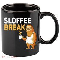 Sloffee Break 11oz C Handle Ceramic Mug