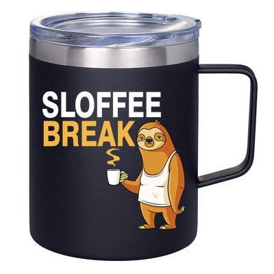 Sloffee Break 12oz Stainless Steel Coffee Mug