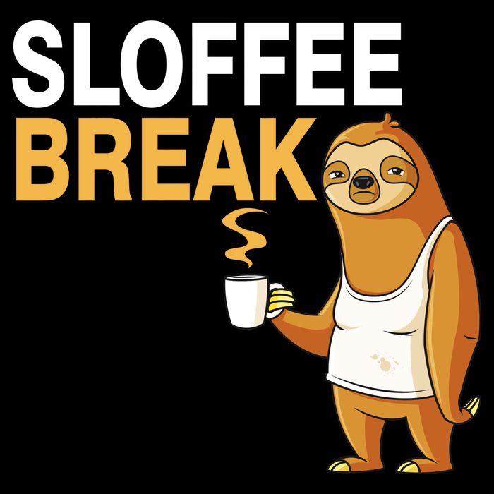 Sloffee Break Cropped Pullover Crew