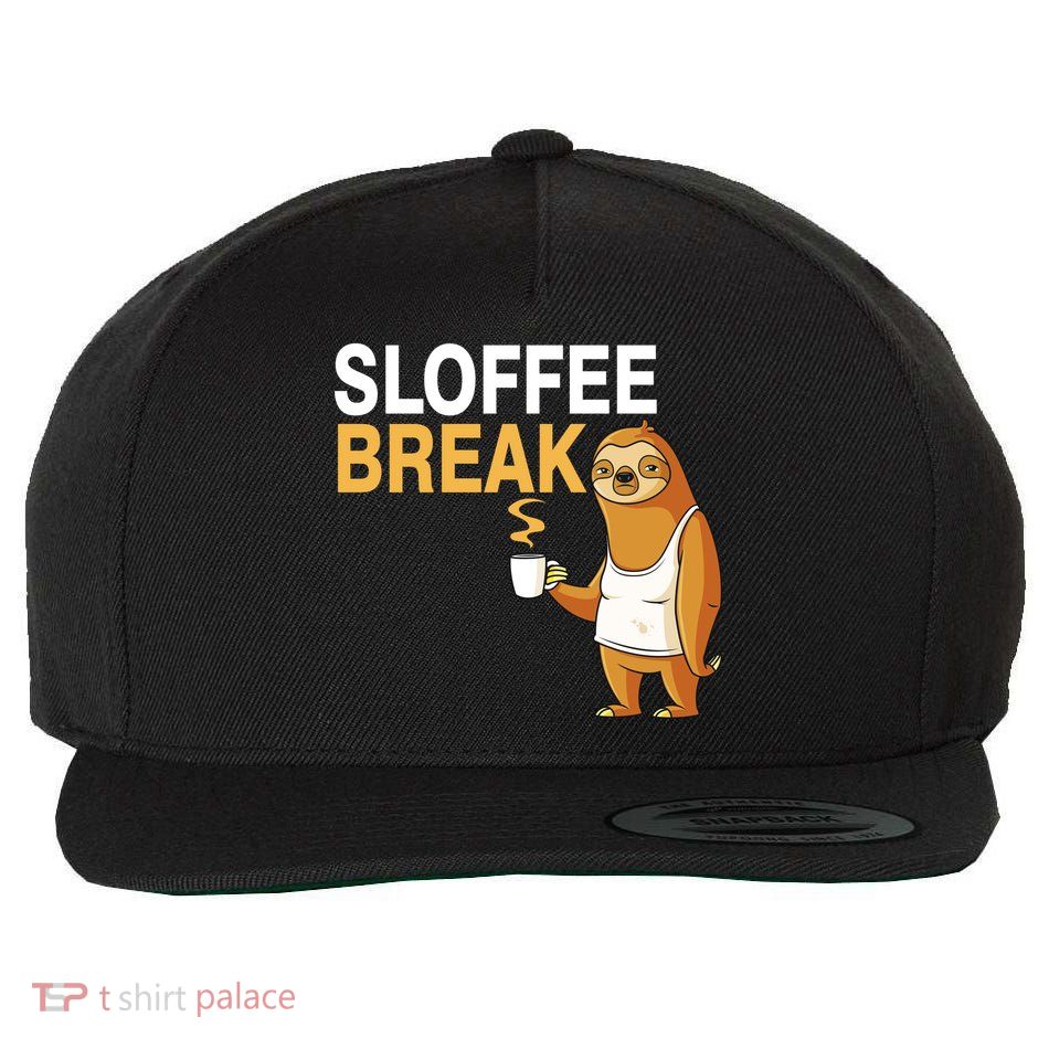 Sloffee Break Wool Snapback Cap