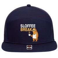 Sloffee Break 7 Panel Mesh Trucker Snapback Hat