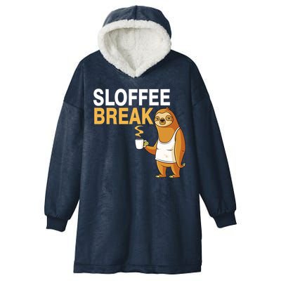 Sloffee Break Hooded Wearable Blanket