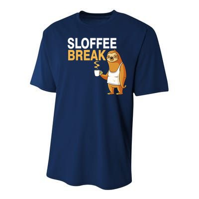Sloffee Break Youth Performance Sprint T-Shirt