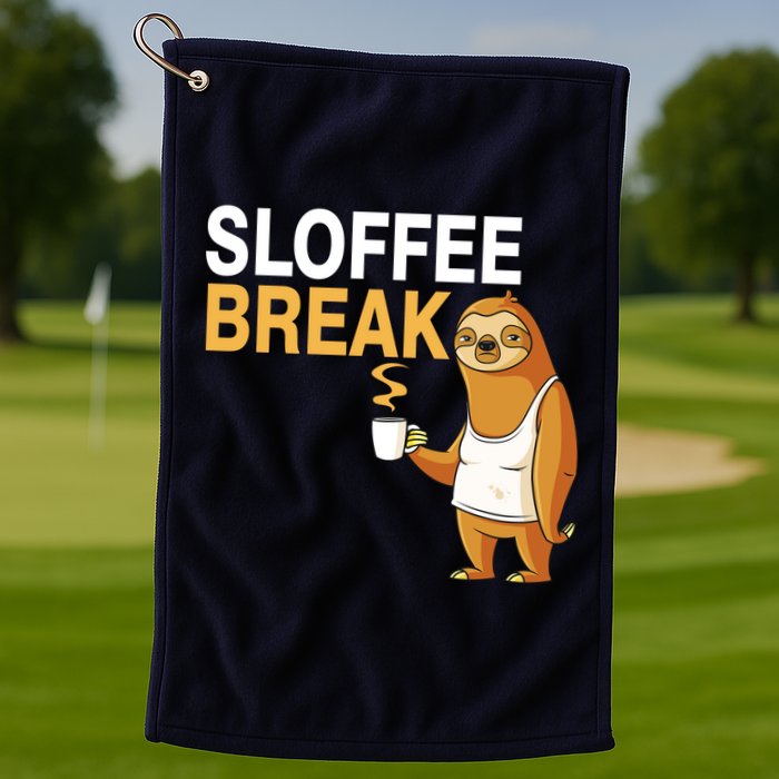 Sloffee Break Golf Towel