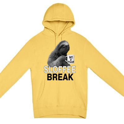 Sloffee Break What's My Motivation Premium Pullover Hoodie