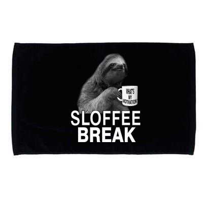 Sloffee Break What's My Motivation Microfiber Hand Towel