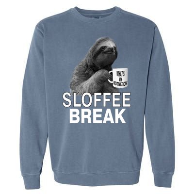 Sloffee Break What's My Motivation Garment-Dyed Sweatshirt