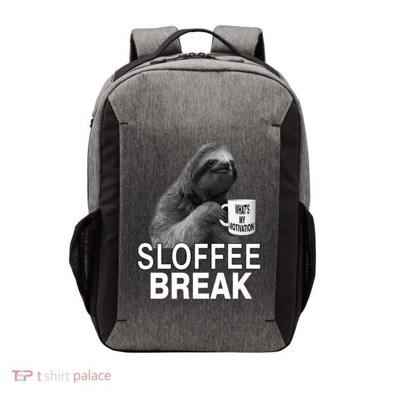 Sloffee Break What's My Motivation Vector Backpack