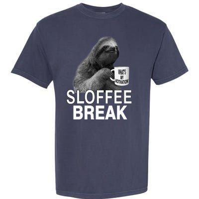 Sloffee Break What's My Motivation Garment-Dyed Heavyweight T-Shirt