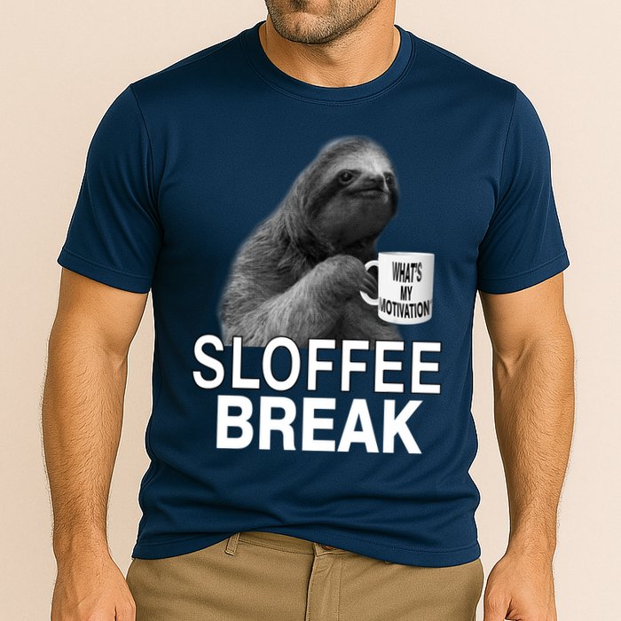 Sloffee Break What's My Motivation Performance Shirt