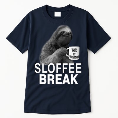 Sloffee Break What's My Motivation Tall T-Shirt