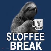 Sloffee Break What's My Motivation Hooded Wearable Blanket