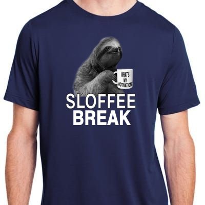 Sloffee Break What's My Motivation Adult ChromaSoft Performance T-Shirt