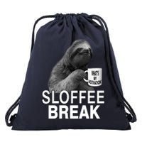 Sloffee Break What's My Motivation Drawstring Bag
