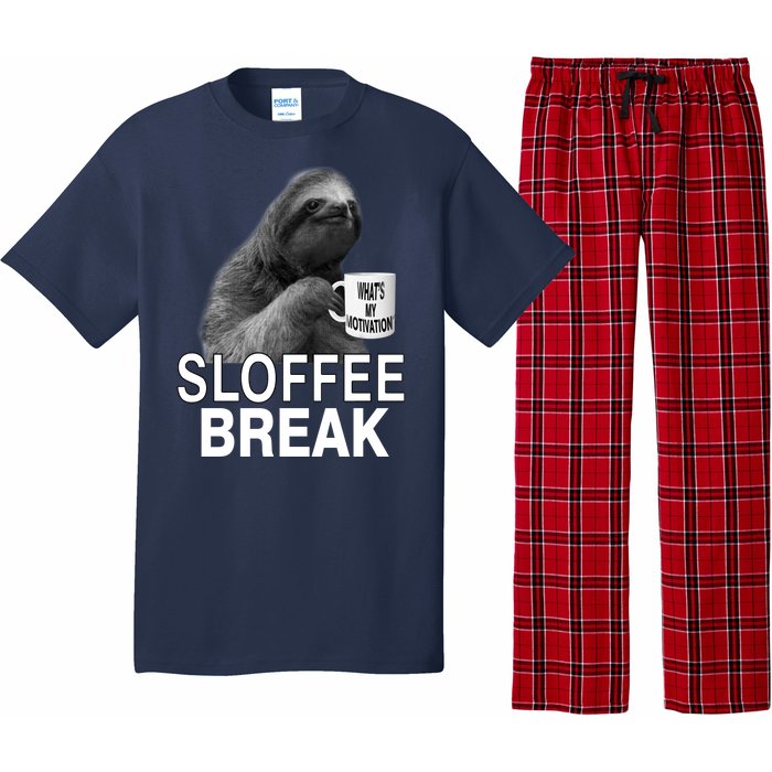 Sloffee Break What's My Motivation Pajama Set