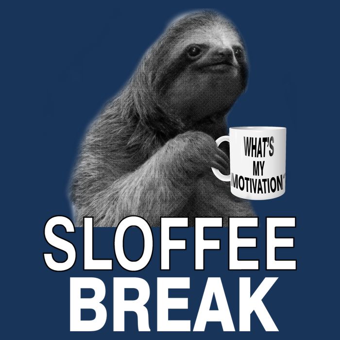 Sloffee Break What's My Motivation Flatbill Hat