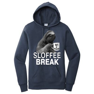 Sloffee Break What's My Motivation Women's Pullover Hoodie