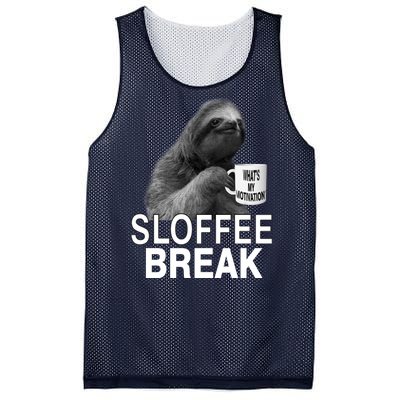 Sloffee Break What's My Motivation Mesh Reversible Basketball Jersey Tank