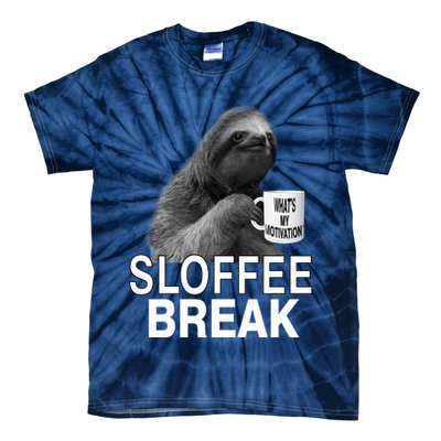 Sloffee Break What's My Motivation Tie-Dye T-Shirt