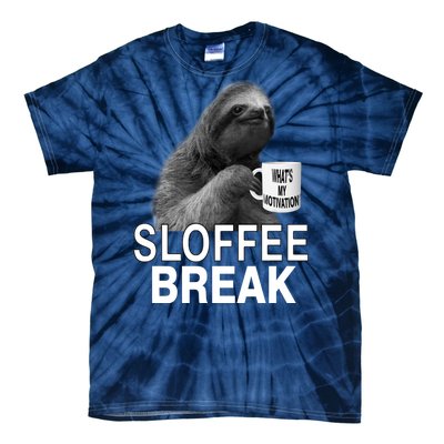 Sloffee Break What's My Motivation Tie-Dye T-Shirt