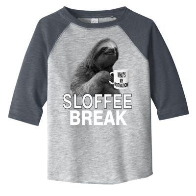 Sloffee Break What's My Motivation Toddler Fine Jersey T-Shirt