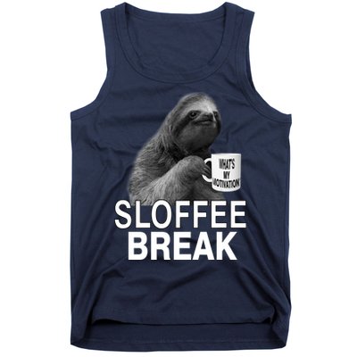 Sloffee Break What's My Motivation Tank Top