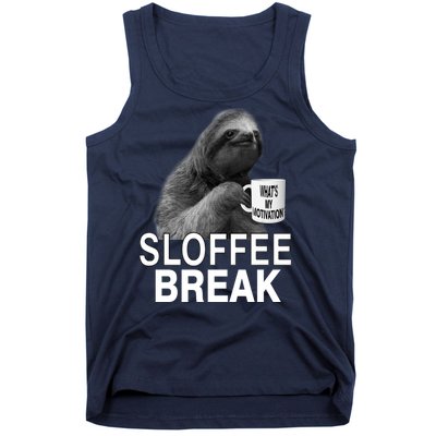 Sloffee Break What's My Motivation Tank Top