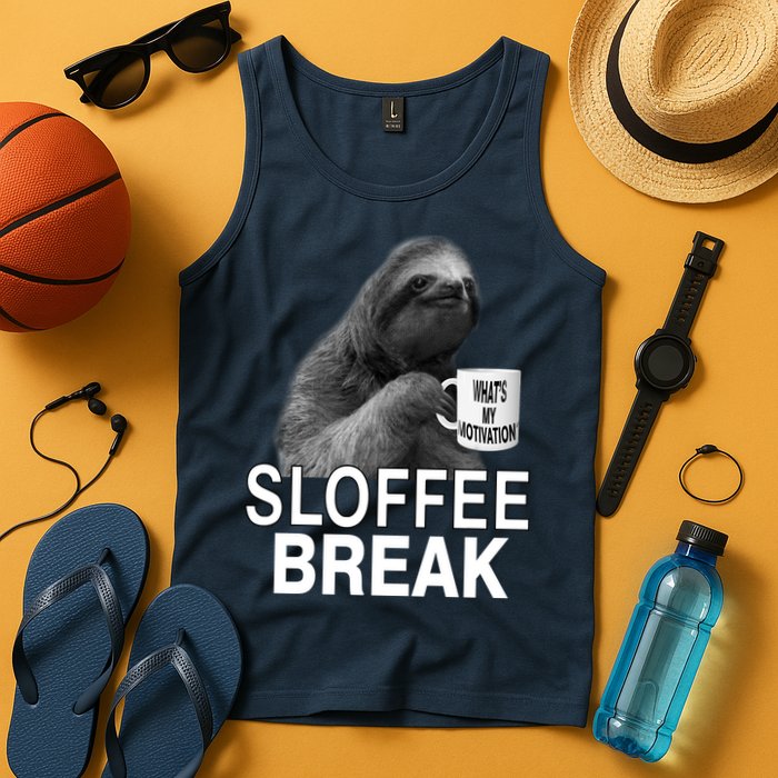 Sloffee Break What's My Motivation Tank Top