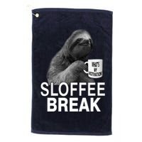 Sloffee Break What's My Motivation Golf Towel