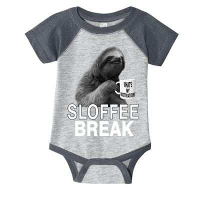 Sloffee Break What's My Motivation Infant Baby Jersey Bodysuit