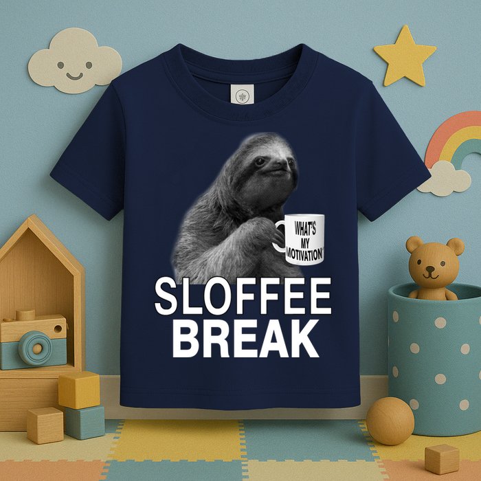 Sloffee Break What's My Motivation Toddler T-Shirt