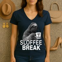 Sloffee Break What's My Motivation Women's V-Neck T-Shirt