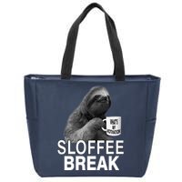 Sloffee Break What's My Motivation Zip Tote Bag