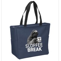 Sloffee Break What's My Motivation Zip Tote Bag