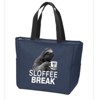 Sloffee Break What's My Motivation Zip Tote Bag