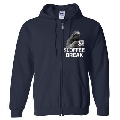 Sloffee Break What's My Motivation Full Zip Hoodie