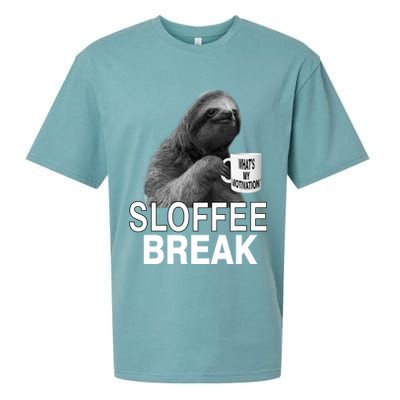 Sloffee Break What's My Motivation Sueded Cloud Jersey T-Shirt
