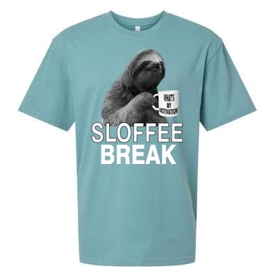 Sloffee Break What's My Motivation Sueded Cloud Jersey T-Shirt