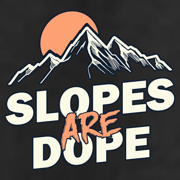 Slopes Are Dope Funny Skiing Adult Drive Performance Visor