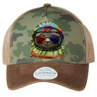 Sloth Astronaut 3D Legacy Tie Dye Trucker Hat