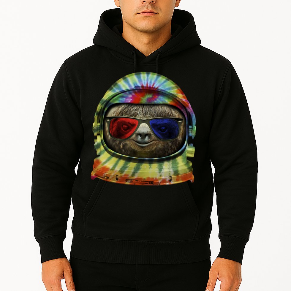 Sloth Astronaut 3D Hoodie