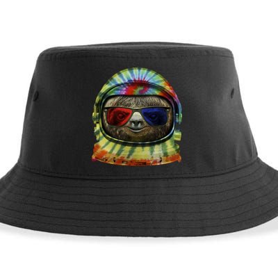 Sloth Astronaut 3D Sustainable Bucket Hat