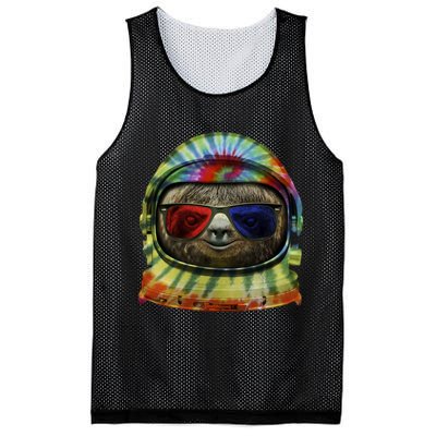 Sloth Astronaut 3D Mesh Reversible Basketball Jersey Tank