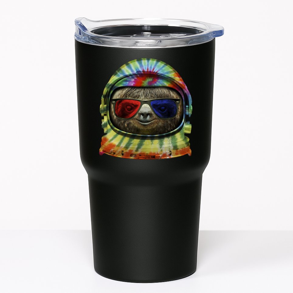 Sloth Astronaut 3D Tumbler