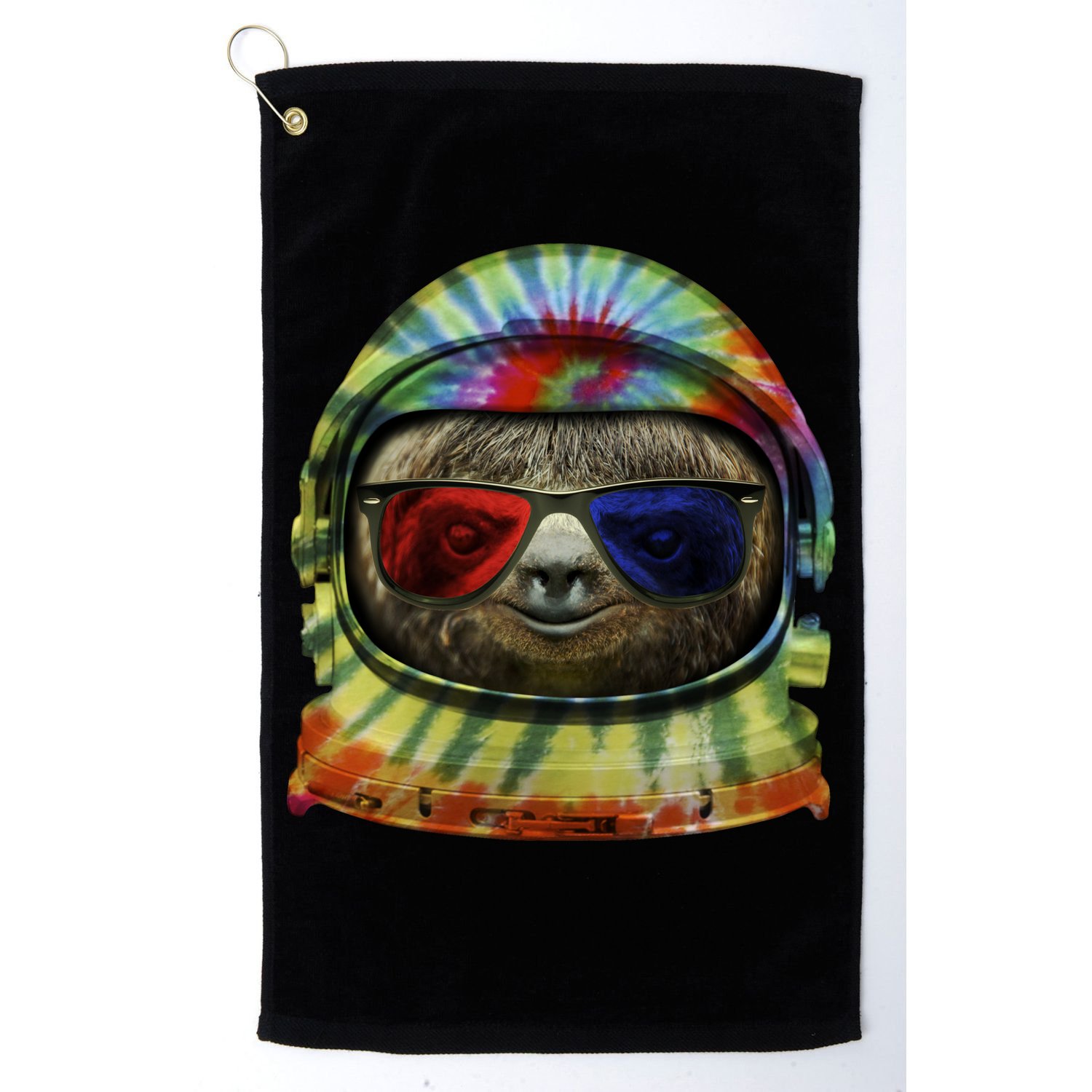 Sloth Astronaut 3D Golf Towel