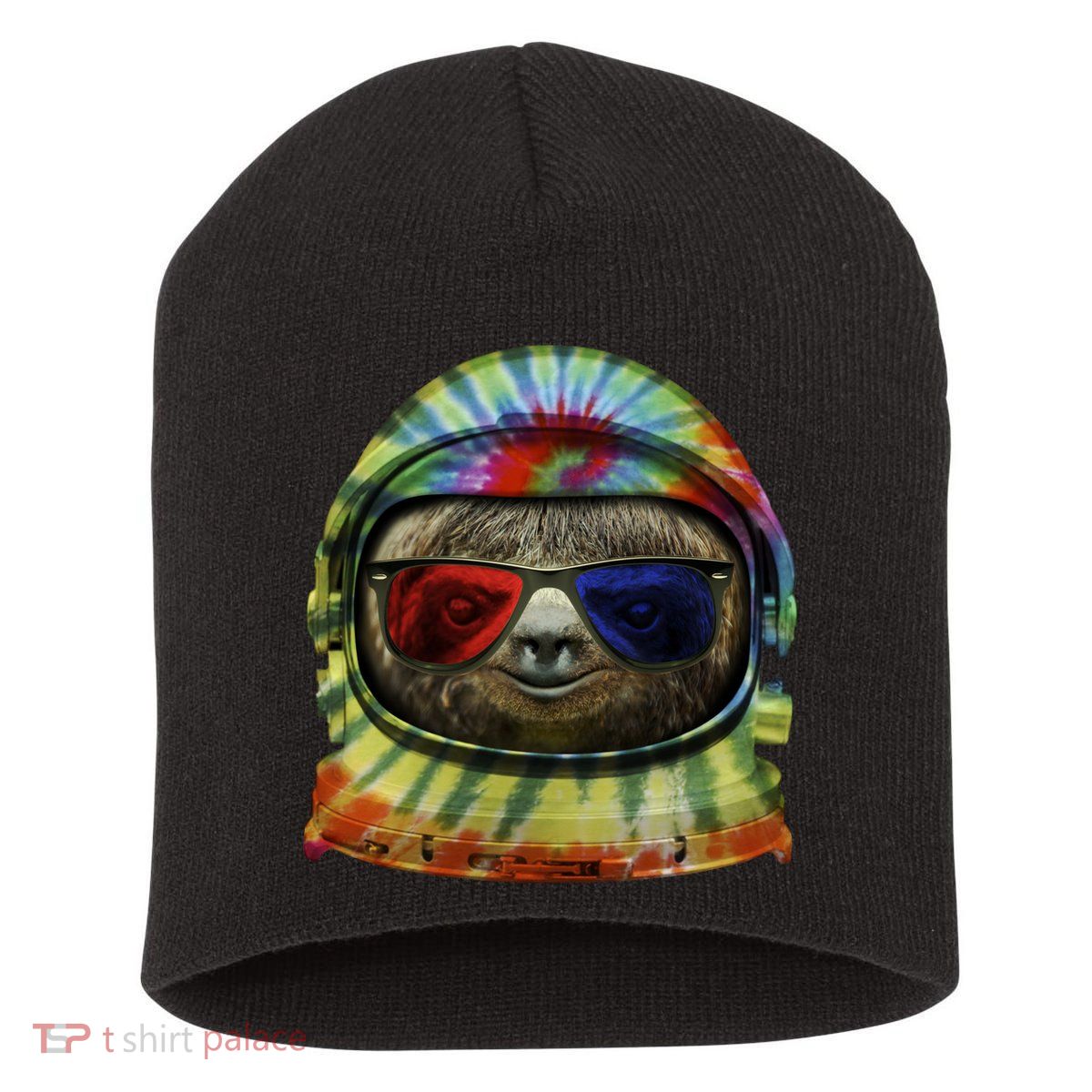 Sloth Astronaut 3D Short Acrylic Beanie